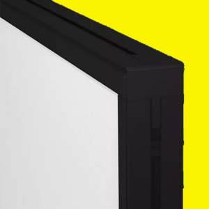 wandabsorber akusto wall c schwarzer rahmen