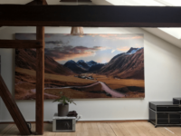 Individuelle Akustikelemente für die Wand, mit eigenem Motiv bedruckt