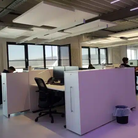 PE Akustiksegel im Büro