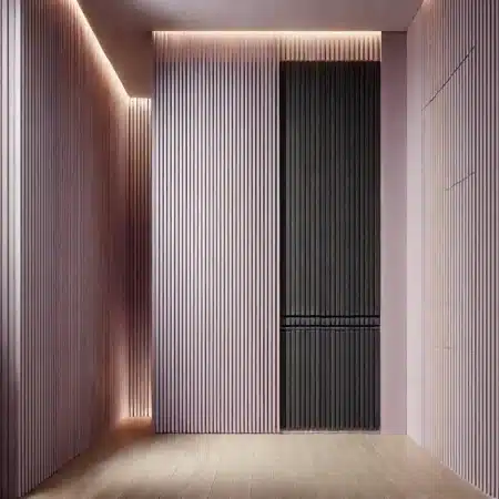 akustik holzpaneel pastellfarben